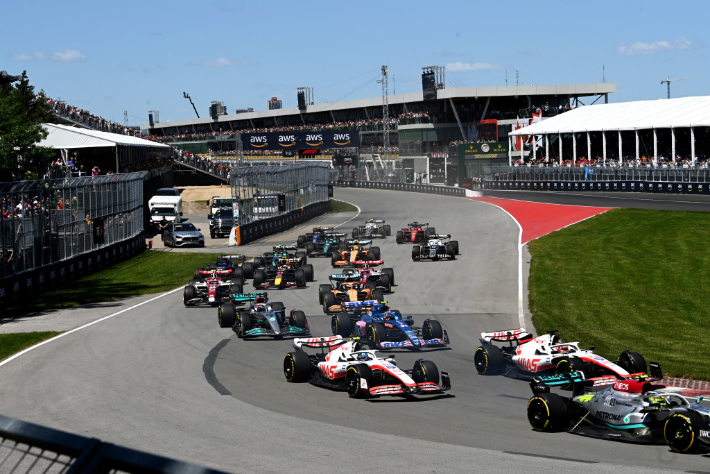 Start of the 2022 Canadian Grand Prix