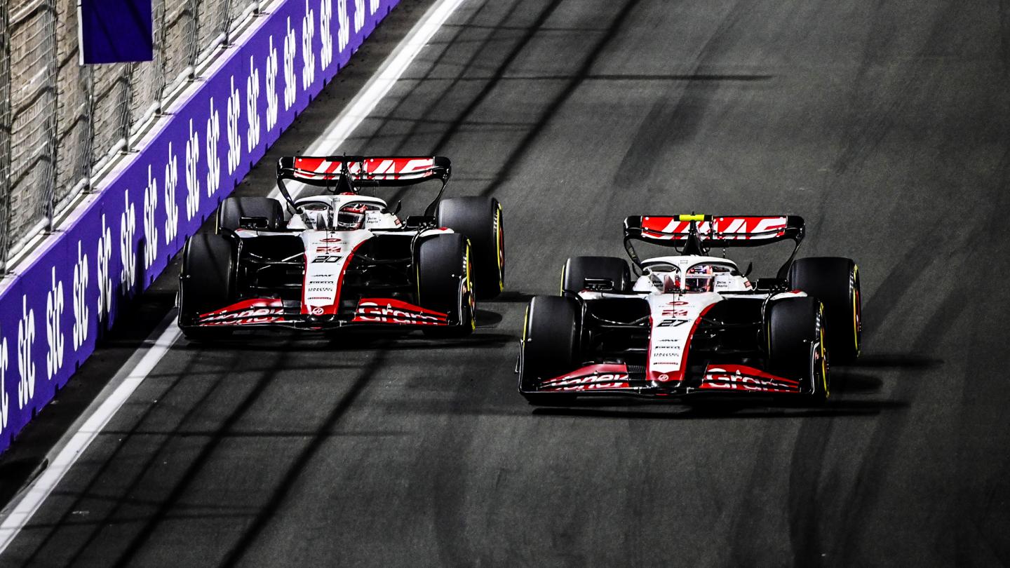 Kevin Magnussen and Nico Hulkenberg, MoneyGram Haas F1 Team