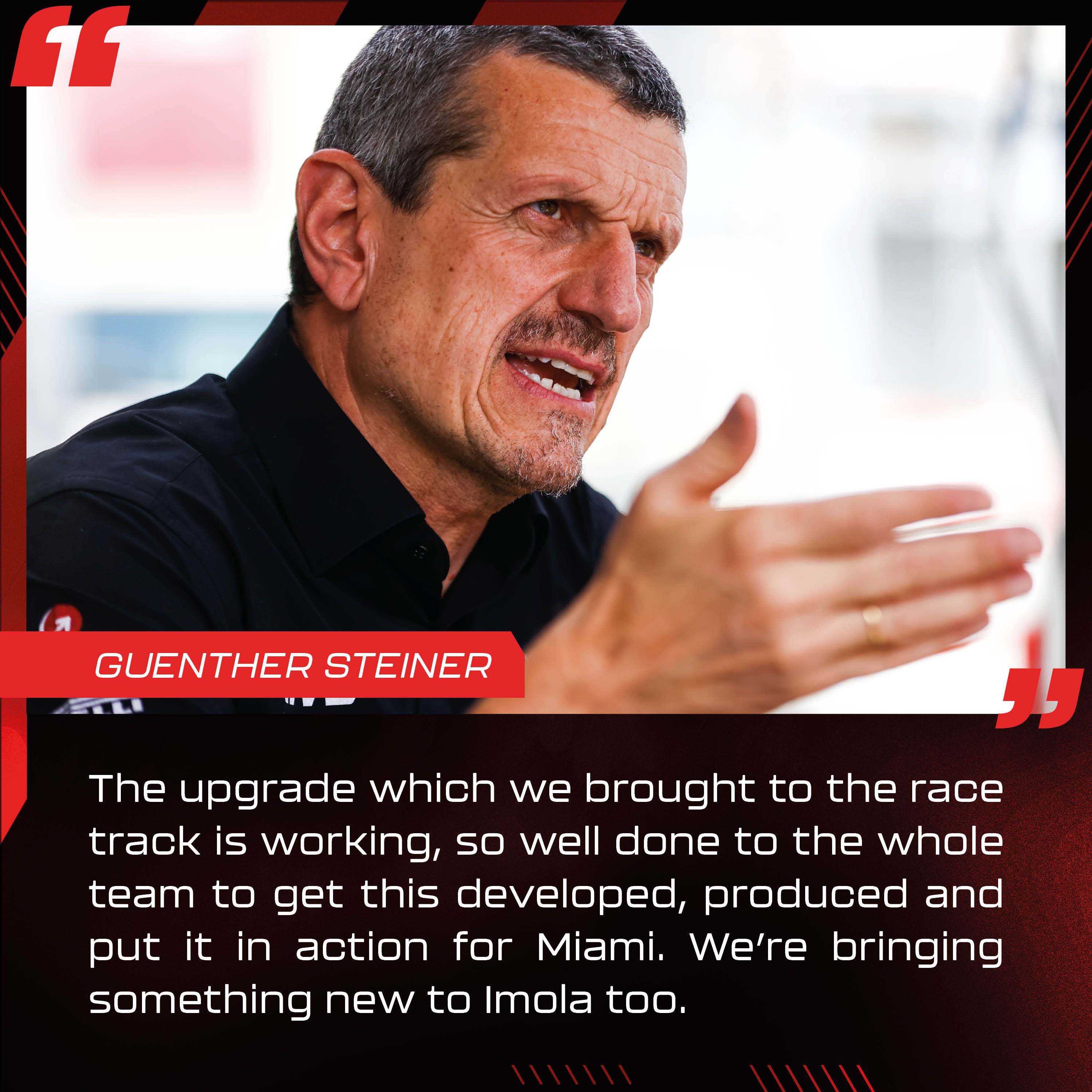 Guenther Steiner, MoneyGram Haas F1 Team