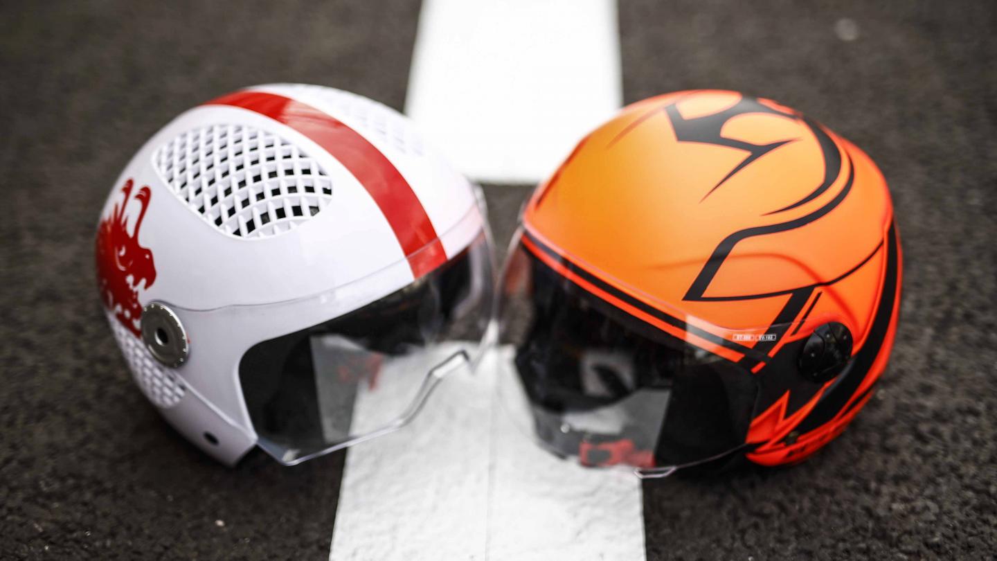 Mick Schumacher and Nikita Mazepin FIA safe and affordable helmets