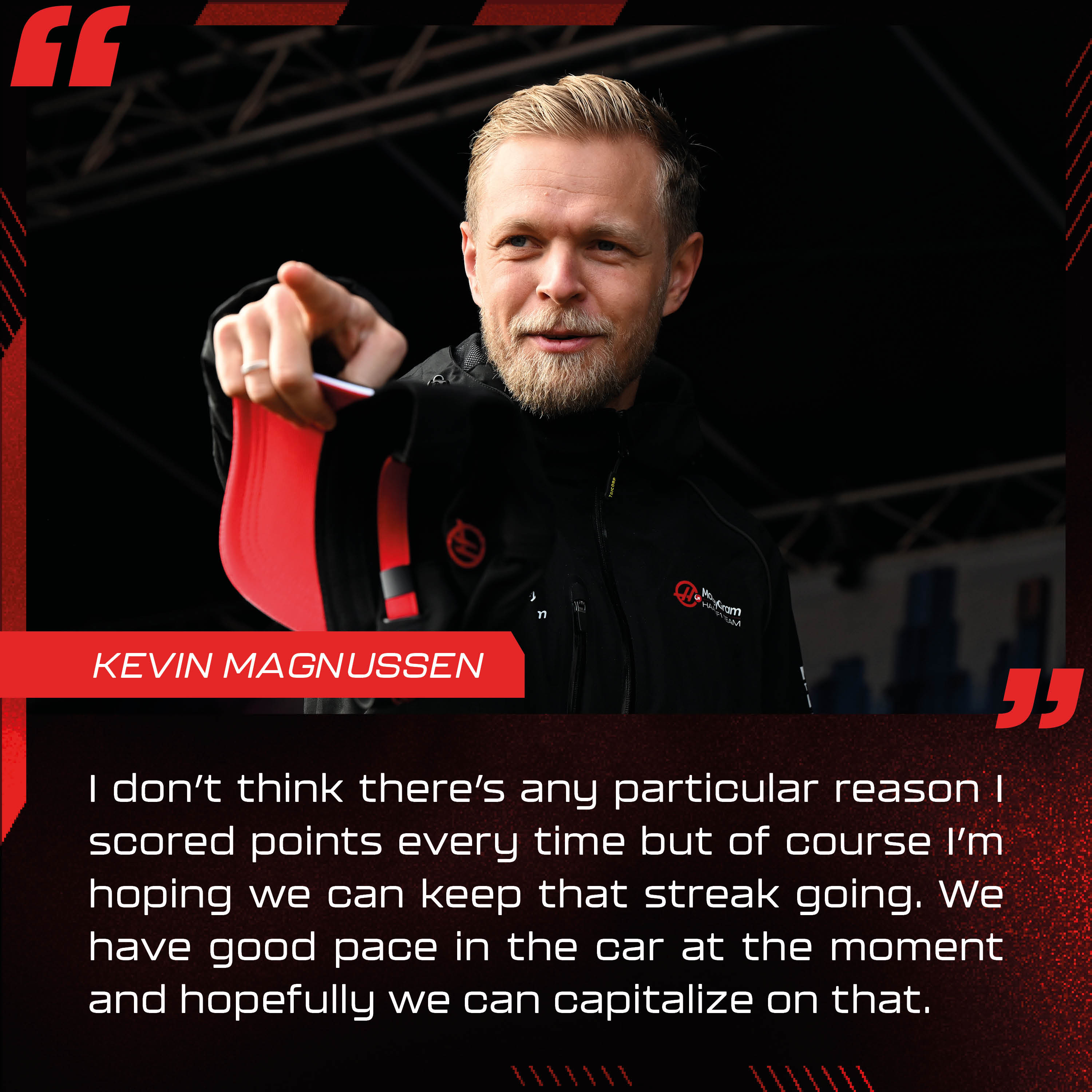 Kevin Magnussen, MoneyGram Haas F1 Team