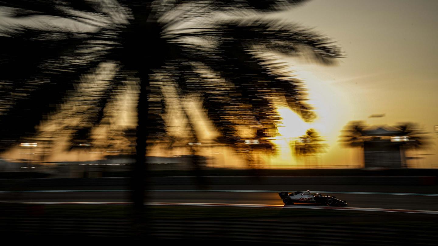 Sunset in Abu Dhabi, Haas F1 Team