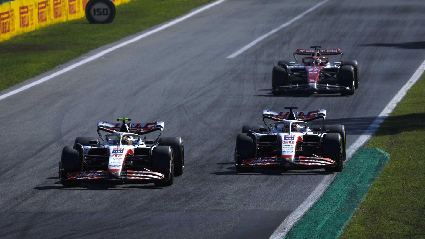 Mick Schumacher and Kevin Magnussen