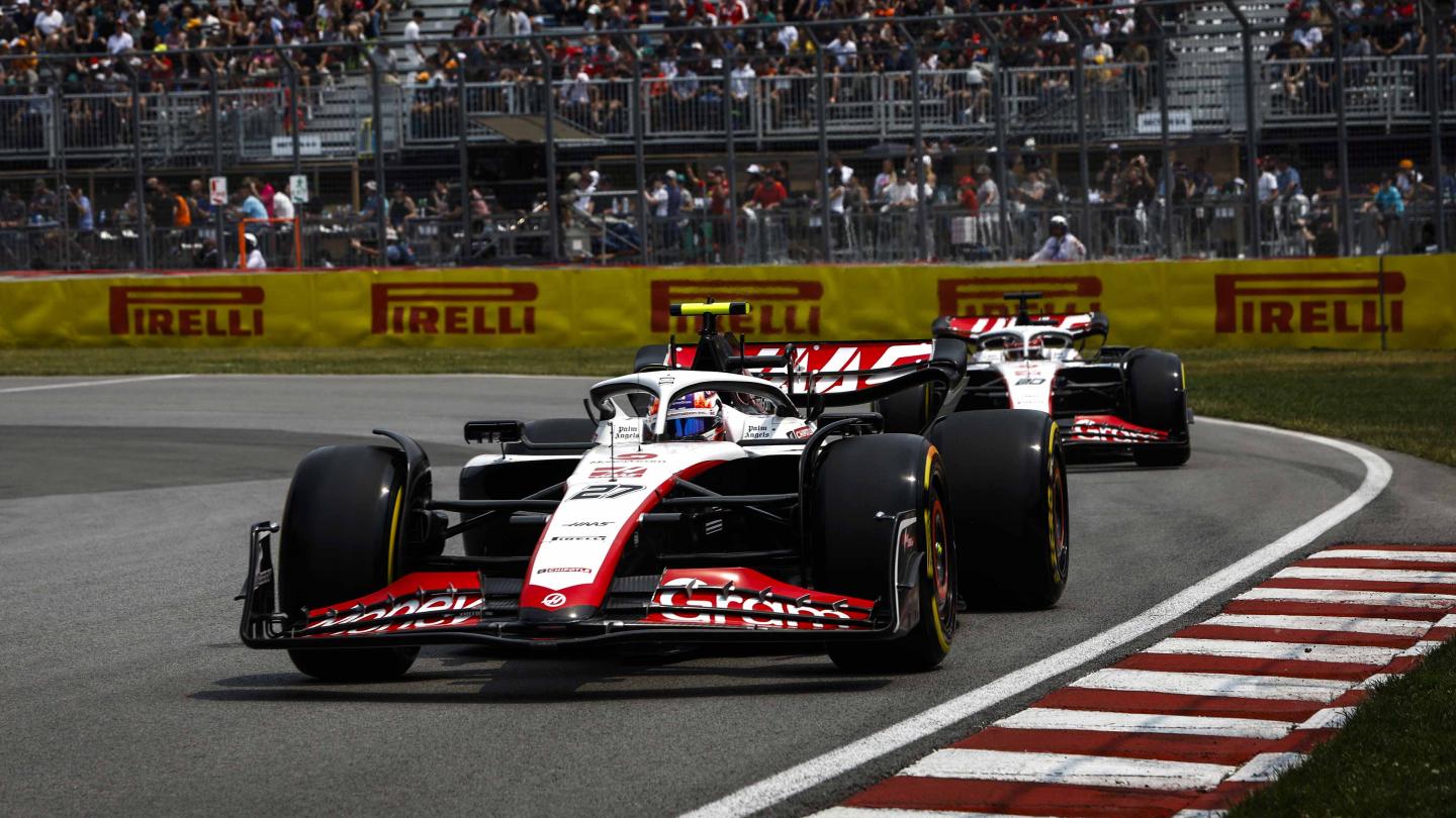 Nico Hulkenberg and Kevin Magnussen, MoneyGram Haas F1 Team