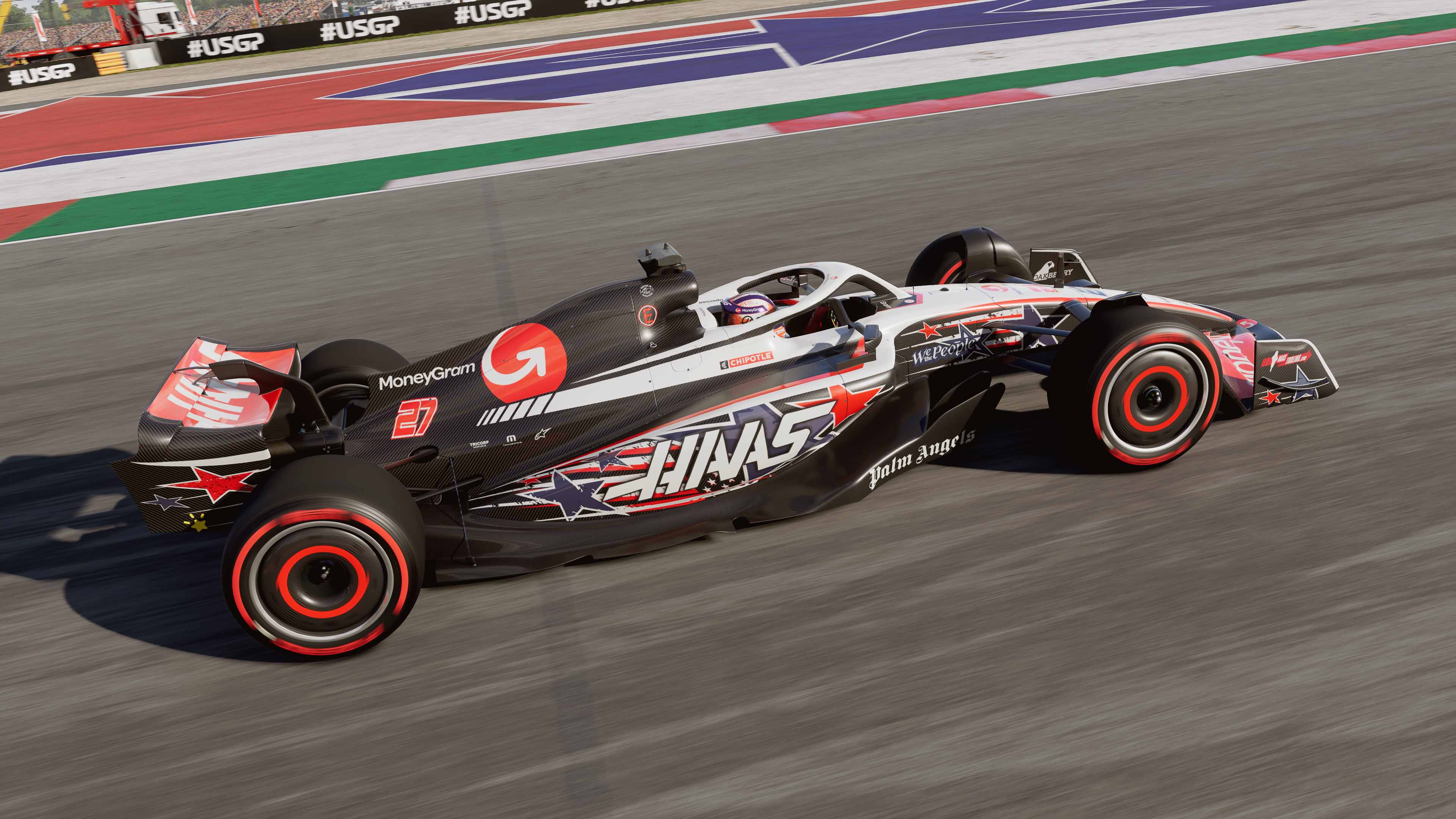 Haas VF-23 special United States Grand Prix livery