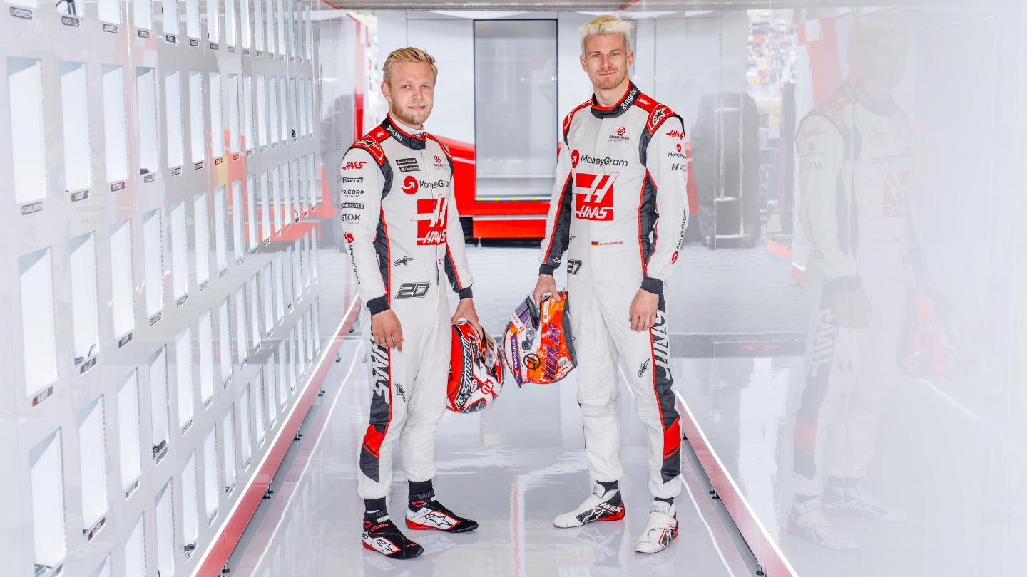 Kevin Magnussen and Nico Hulkenberg, MoneyGram Haas F1 Team